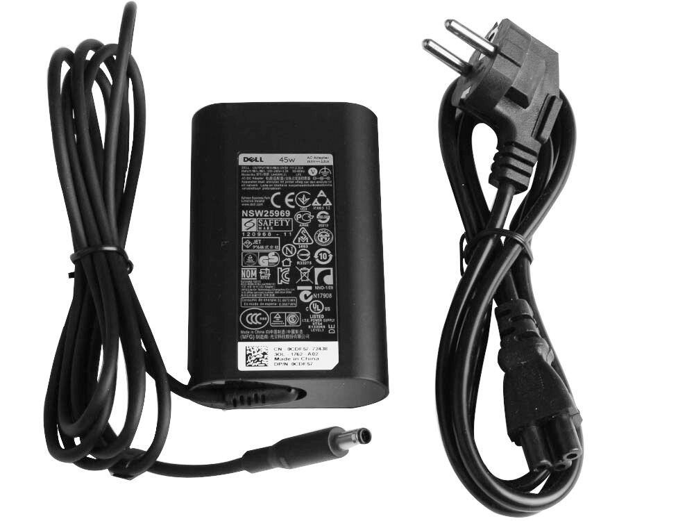 19.5V 2.31A 45W Dell 00J2X9 Adapter Oplader + Gratis Koord