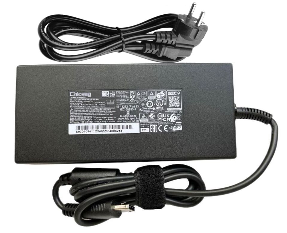 20V 12A 240W Origineel Chicony A20-240P2A AC Adapter Voeding Oplader + Netsnoer
