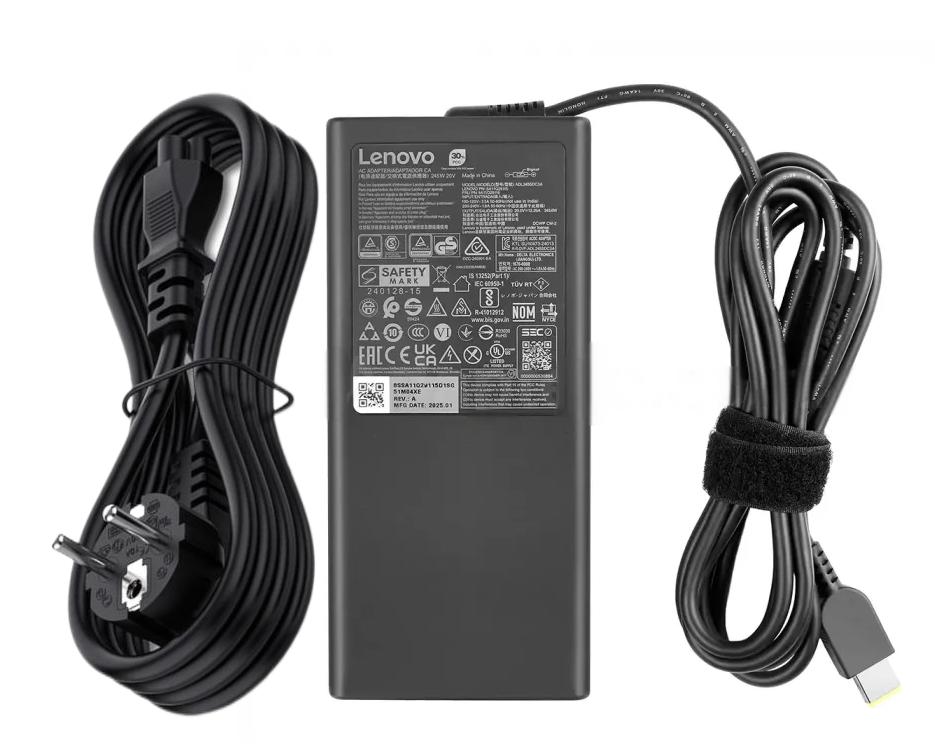 20V 12.25A 245W Origineel Lenovo 5A11Q29111 5A11Q29116 SA11Q29115 Adapter Voeding Oplader + Netsnoer