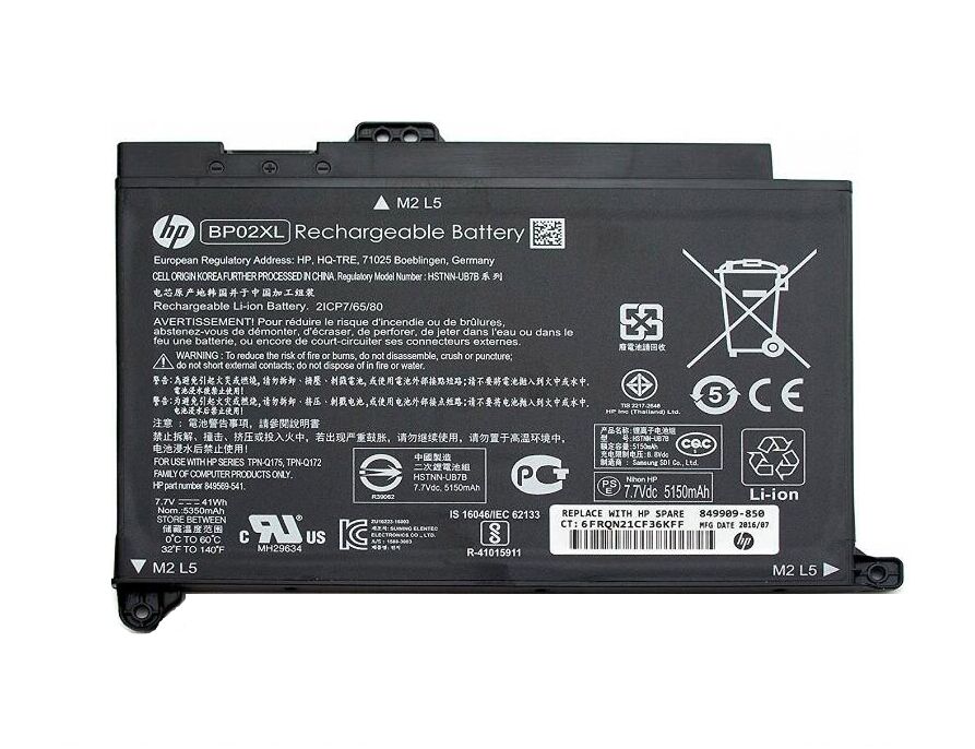 41Wh HP 849569-421 849909-850 Accu Batterij