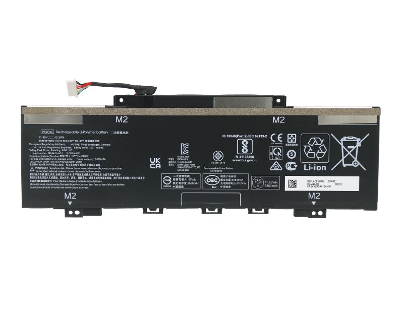 3745mAh 43.3Wh Accu Batterij Voor HP Pavilion Aero 13-be0001nk 13-be0051AU 13-be0175AU