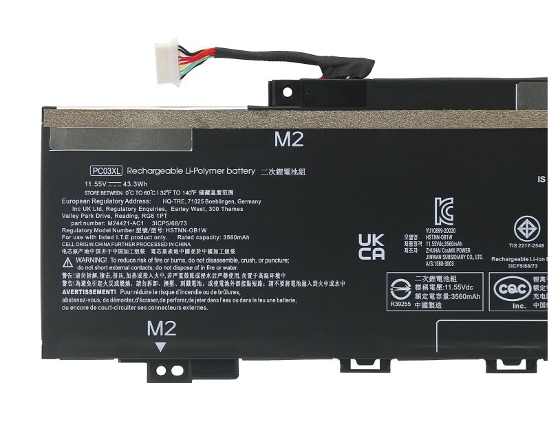 3745mAh 43.3Wh Accu Batterij Voor HP M24648-005 M24648-006 3745mAh 43.3Wh Accu Batterij Voor HP M24648-005 M24648-006