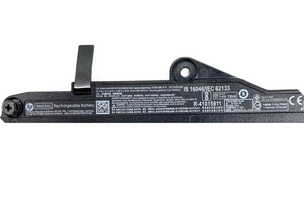 3780mAh 44Wh Accu Batterij Voor HP 854050-541 3780mAh 44Wh Accu Batterij Voor HP 854050-541