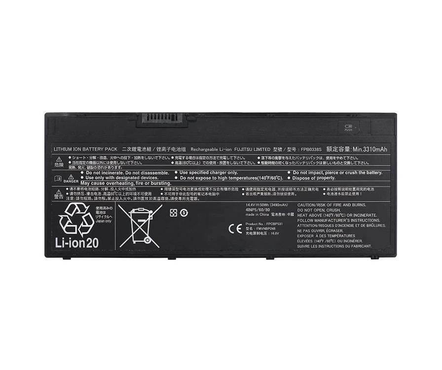 3490mAh 50Wh Origineel Fujitsu CP721834-01 CP734928-01 Accu Batterij