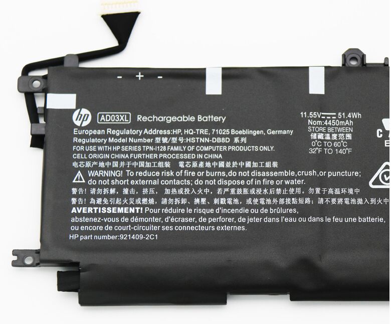 51.4Wh 4450mAh Accu Batterij Voor HP 921409-271 51.4Wh 4450mAh Accu Batterij Voor HP 921409-271