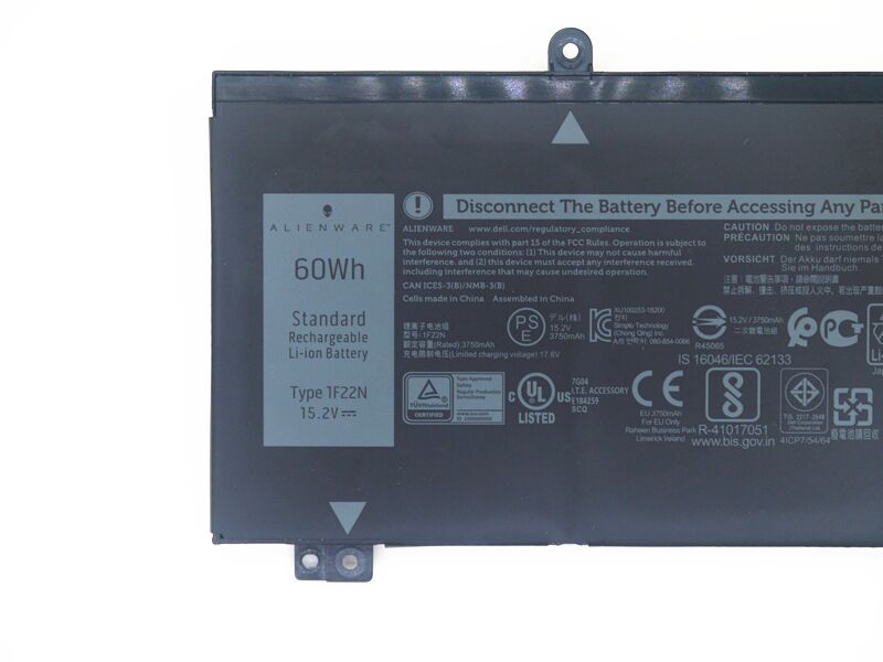 3750mAh 60Wh Origineel Accu Batterij Voor Dell Alienware m15 R2 3750mAh 60Wh Origineel Accu Batterij Voor Dell Alienware m15 R2