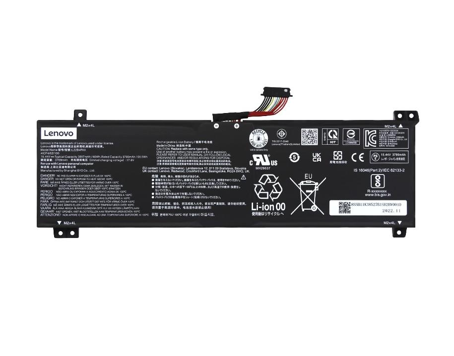 3887mAh 60Wh Origineel Accu Batterij Lenovo 5B11K38526 5B11K38528 5B11K38529