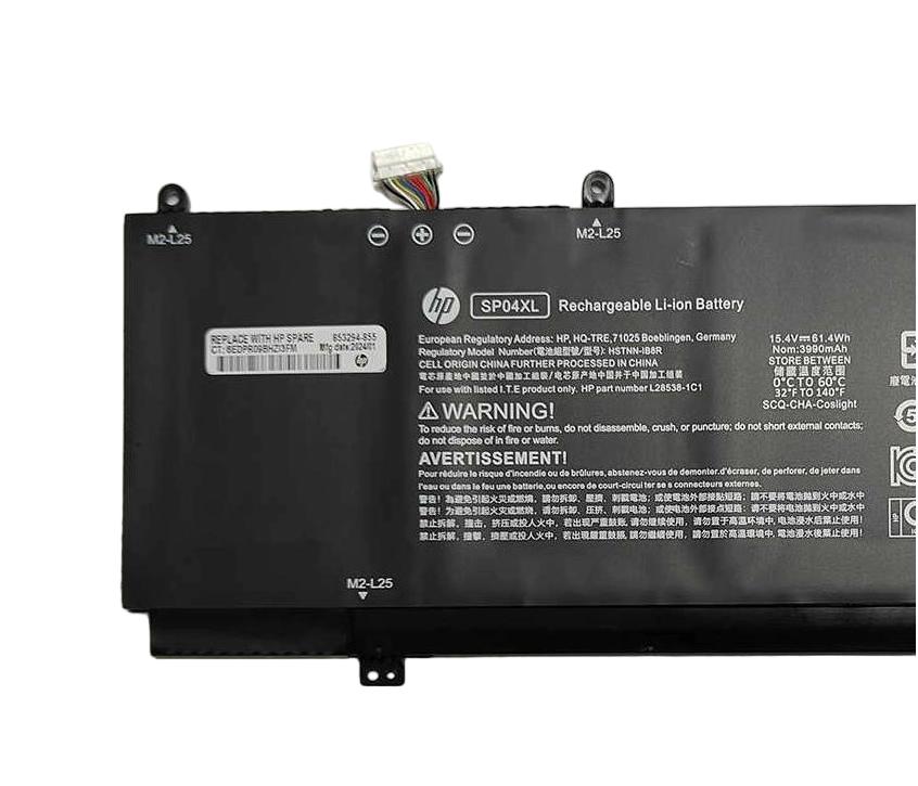 3990mAh 61.4Wh Origineel Accu Batterij Voor HP L28764-005 TPN-Q185 3990mAh 61.4Wh Origineel Accu Batterij Voor HP L28764-005 TPN-Q185