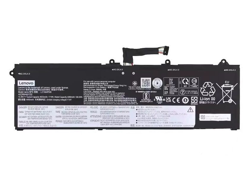 4622mAh 71Wh Accu Batterij Lenovo L21C4PD8