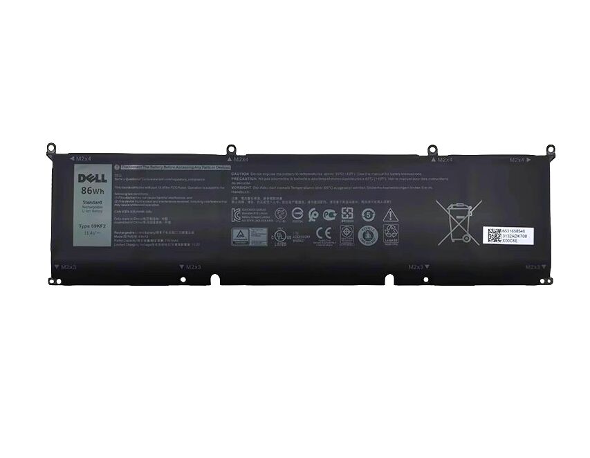 6 Cell 7167mAh 86Wh Accu Batterij Voor Dell 69KF2