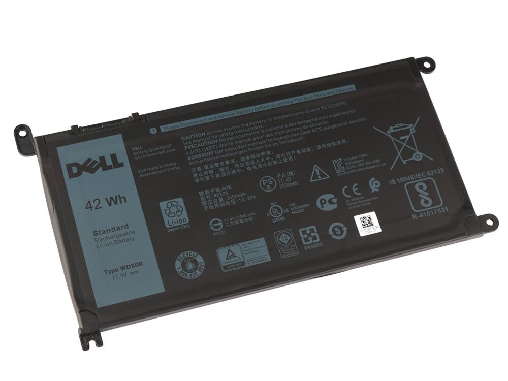 4-Cell 3500mAh 42Wh Dell 15MF PRO-1508T Accu Batterij