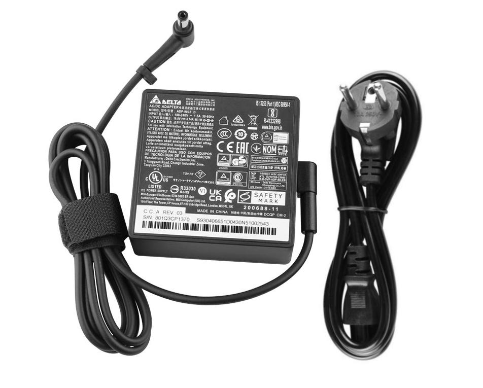 19V 4.74A 90W Origineel MSI A6200-039US A6200-040US Adapter Voeding Oplader + Netsnoer
